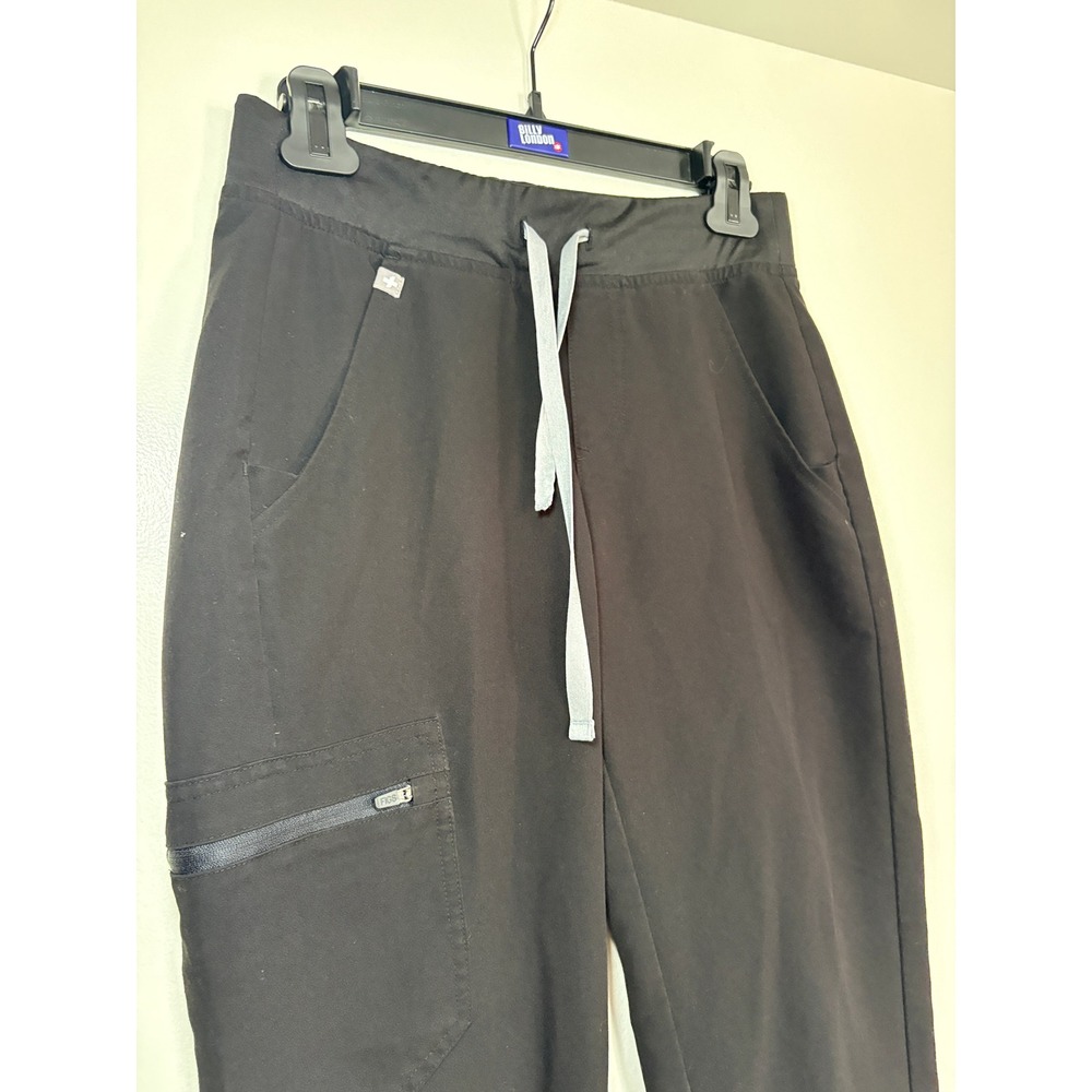 FIGS Scrub Joggers XS Black Technical Collection Zamora Cargo Pants - Picture 2 of 5